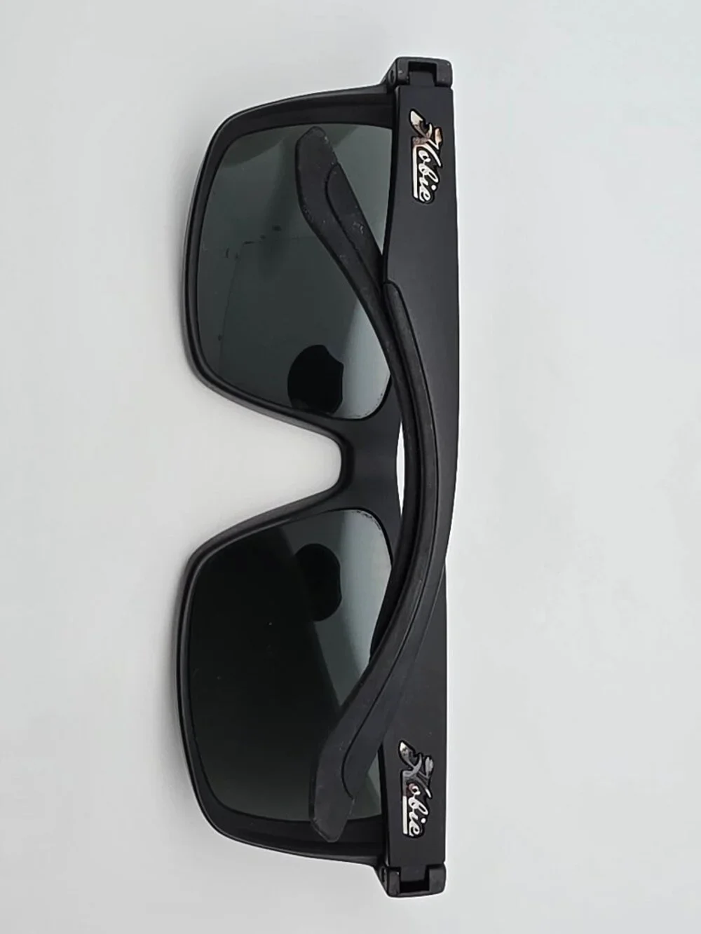 Hobie Eclipse R4L Matte Black Frame Polarized Silver Mirror Lens Sunglasses 58mm